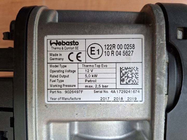 CHAUFFAGE DE STATIONNEMENT (WEBASTO) VOLVO XC90 II 2,0I 31694659