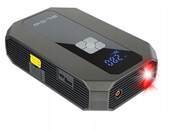JUMP DÉMARREUR COMPRESSEUR POMPE DÉMARRAGE BOOSTER 600A POWERBANK PUISSANT 16000MAH