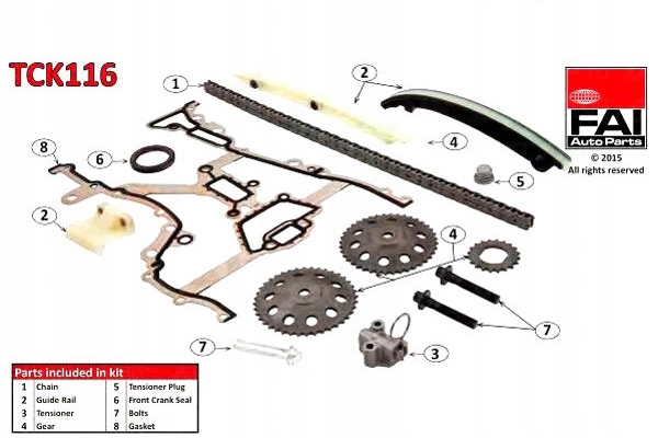 FAI COMPLET DE CHAINE MÉCANISME DE DISTRUBUTION DE GAAVEC OPEL AVEC KOLAMI I USZCAVEC photo 1 - milautoparts-fr.ukrlive.com