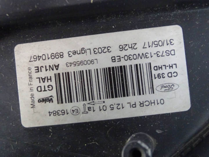 PHARE AVANT GAUCHE FORD MONDEO MK5 LENTILLE