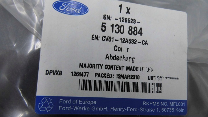 COUVERCLE CARCASSES ORDINATEUR CMAX ENERGI KUGA 5130884