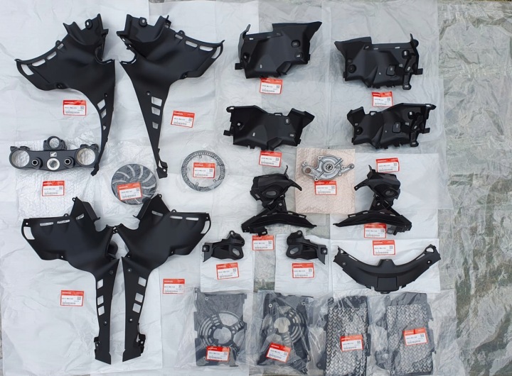 HONDA CRF 1100 AFRICA PROTECTION DÉFLECTEUR D'AIR GUIDON 53185-MKS-E00
