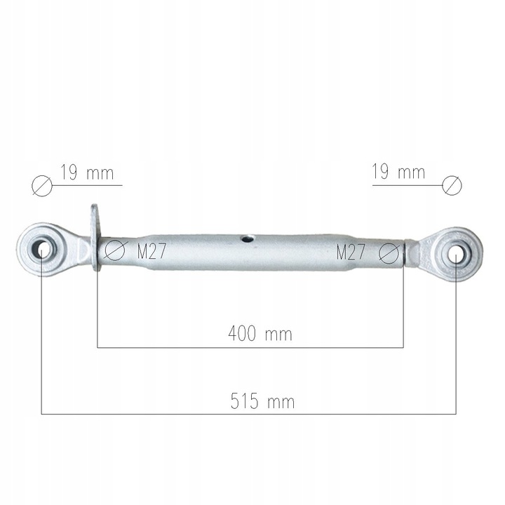 SISTEMA SUSPENSIONES TUZ KUBOTA CATALIZADOR I 16 X 50 X 600 