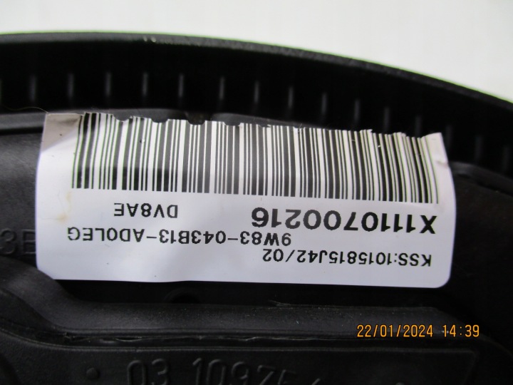 JAGUAR XF X250 2008-2011 R-AIR-BAG COUSSINS TENDEURS