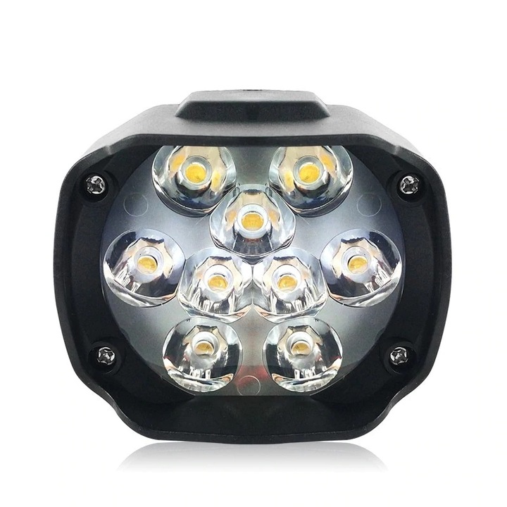 FARO HALÓGENO FARO 9X DIODO LUMINOSO LED MOTOCICLETA MOTOR QUAD 