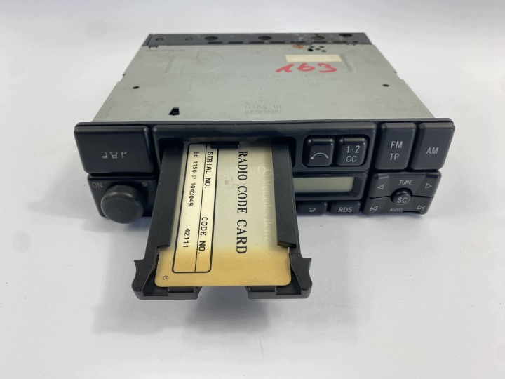 RADIO BECKER BE1150 CLASSIQUE MERCEDES W124 W140 W460 W463 0038202986