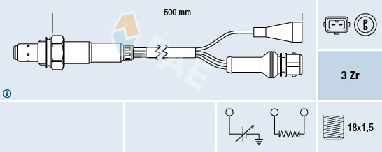 SONDA LAMBDA AUDI CITROEN PEUGEOT RENAULT SEAT 