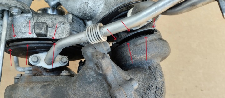 TURBINE TURBOCOMPRESSEUR MERCEDES V-KLASA W447 2.2 CDI 651 A6510901686