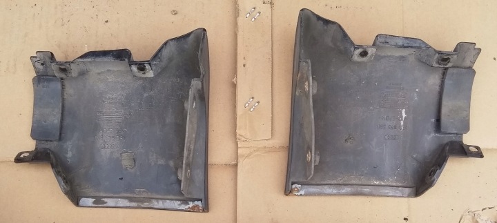 AUDI A6 C5 REVÊTEMENT MOULURE SEUIL DROITE OU GAUCHE NOIRE COULEUR LY9B