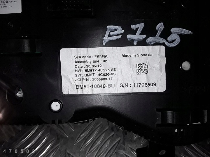 2012 FORD FOCUS COMPTEUR DE VITESSE PRZYRZADU 1000PETROL BM5T10849BU