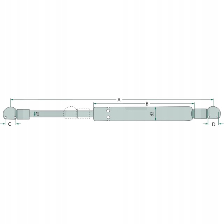 SERVOMOTEUR GAZEUX DEUTZ AGROTRON 80-260, 6.XX, 6150-7250TTV