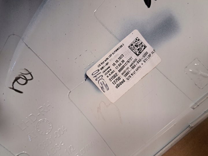 DROITE CHÂSSIS RÉTROVISEURS CLIGNOTANT BMW 5 G60 7 G70 9451950 10801-004