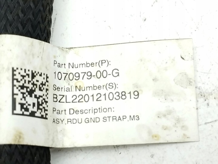TESLA MODÈLE 3 2022 SERRE-CÂBLE NÉGATIVE 107097900G