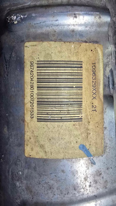 CATALYSEUR FAP FAP FILTRE PARTICULES CITROEN C-CROSSER PEUGEOT 4007 OUTLANDER