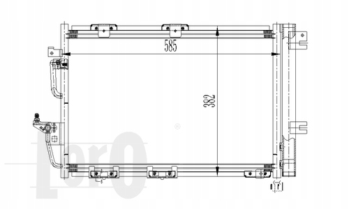 ABAKUS DÉSHYDRATEUR CLIMATISATION OPEL ASTRA H 03 04-01 10