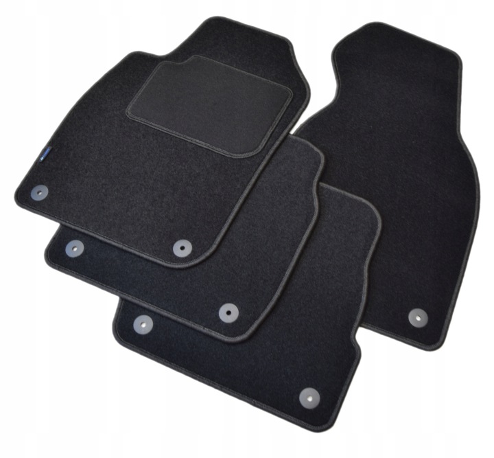 AUDI A6 C5 1997-2004R. NOIR TAPIS DE SOL VELOURS ALDOS. SILVER PC
