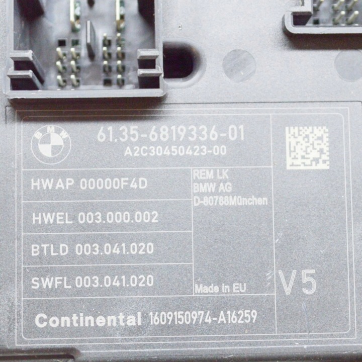 BMW 4 F32 F33 2016 CONTRÔLEUR MODULE CONFORT
