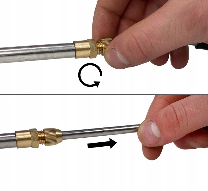 PISTOLET PNEUMATIQUE VERS PURGES 12 BAR AVEC BUSE 70CM TÉLESCOPIQUE
