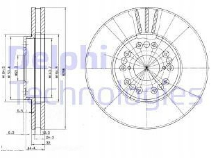 DISCOS PARTE DELANTERA LEXUS SC 4.3 01-10 TOYOTA CHASER 2.5 96-01 