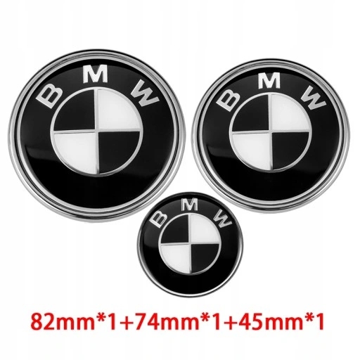 BMW LOGOTIPO EMBLEMA INSIGNIA 7 PIEZAS JUEGO 