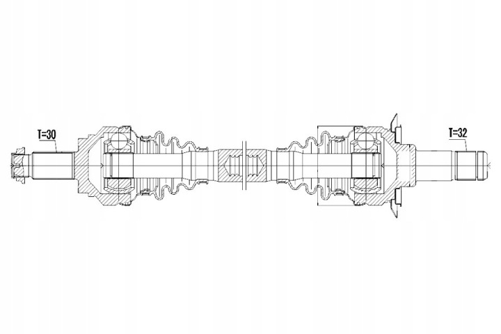 DEMI-ARBRE NAPEDOW BMW 5GT 09-,6 10-,7 08-/TYL,LEWA,ATM