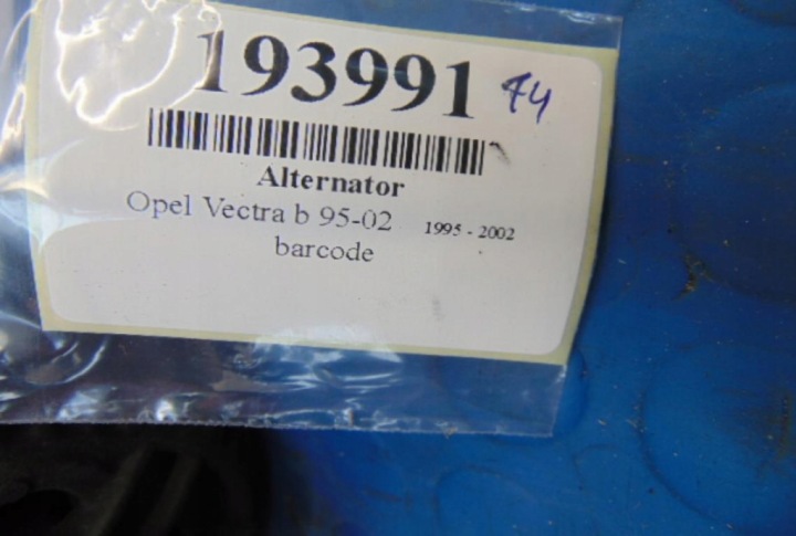 OPEL VECTRA B 1.6B ALTERNATEUR 90413760