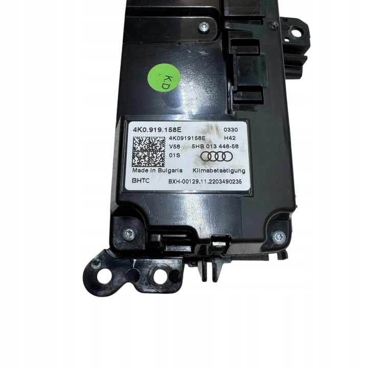 AUDI Q8 2020 GENUINE PANNEAU CLIMATISATION 4K0919158E