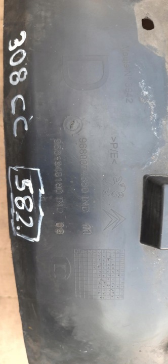 PASSAGE DE ROUE DROIT AVANT PEUGEOT 308 CC 9680374880