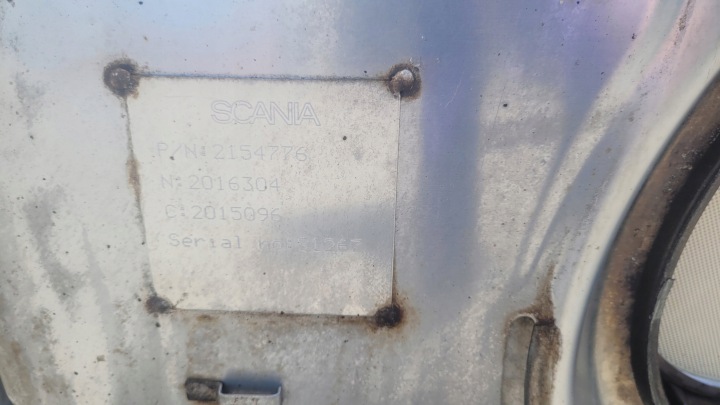COMPLET CATALYSEUR SILENCIEUX FAP SCANIA 2154776 2016304 2015096