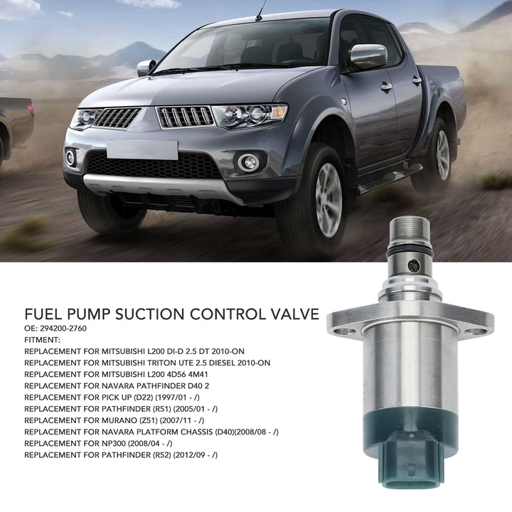 MITSUBISHI L200 JUEGO SCV BOMBA COMBUSTIBLES 