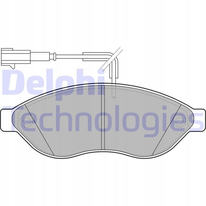 ZAPATAS DE FRENADO DELPHI LP1992 