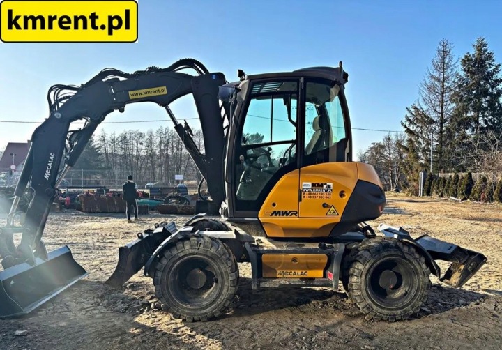 MECALAC 9 MWR EXCAVATRICE KOLOWA 2019R. MECALAC 11 MWR, 15 MWR KOMATSU PW 98