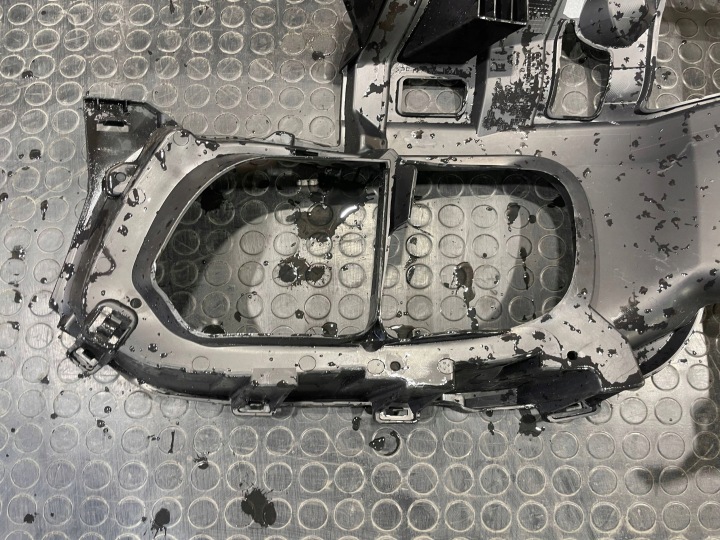 MINI COUNTRYMAN II 2 F60 17-23 JCW GLISSIÈRE FIXATION PHARES PARE-CHOCS DROIT ARRIÈRE