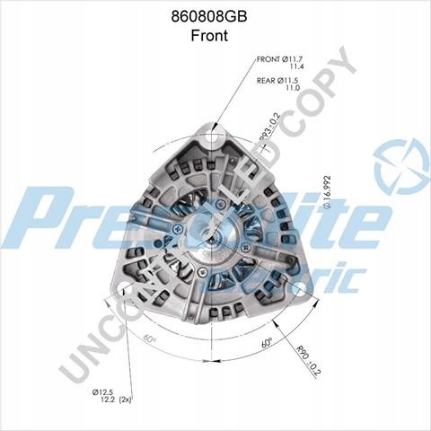 ALTERNADOR MAN TGA/M/L/S/X 24V 110A - 0124655011 