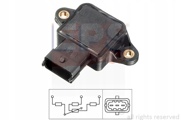 SENSOR POSICIÓN MARIPOSA DE ADMISIÓN OPEL 1-995-086 EPS 