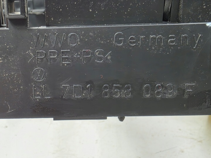 VW T4 99-03 CHÂSSIS CHÂSSIS CONSOLES PANNEAU 7D1858089F COMPLÈTE 2B