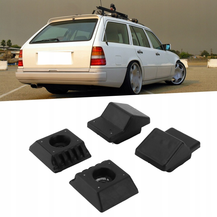 4 PCS OGRANICZNIKA COUVERCLES DE COFFRE PARE-CHOCS ARRIÈRE COUVERCLES DE COFFRE POUR MERCEDES W124