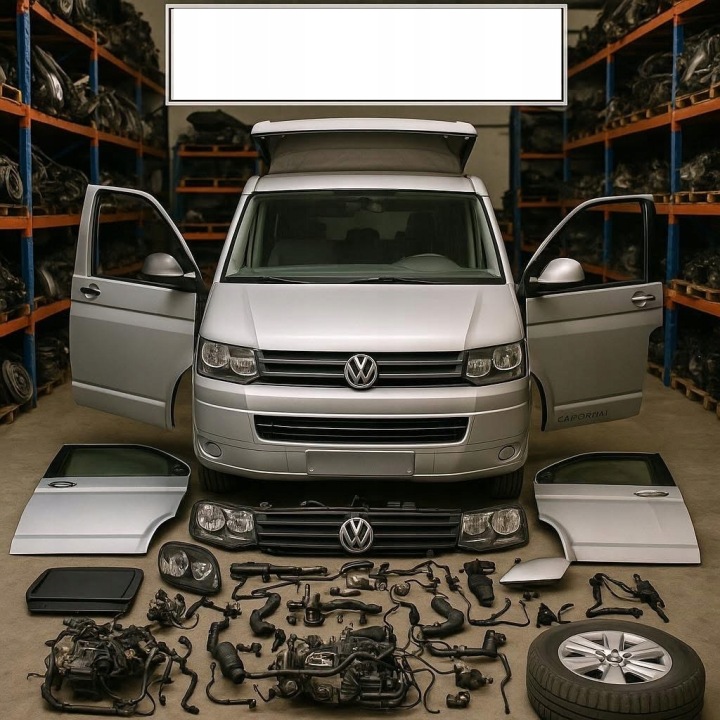 VW T5 2.5TDI I 1.9TDI CHÂSSIS VENTILATEUR VENTILATEUR ENSEMBLE