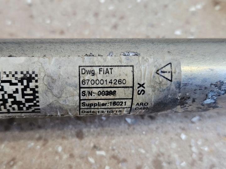 AVANT CEINTURE DE SÉCURITÉ AVANT CÔTÉ GAUCHE MASERATI GHIBLI 628443800