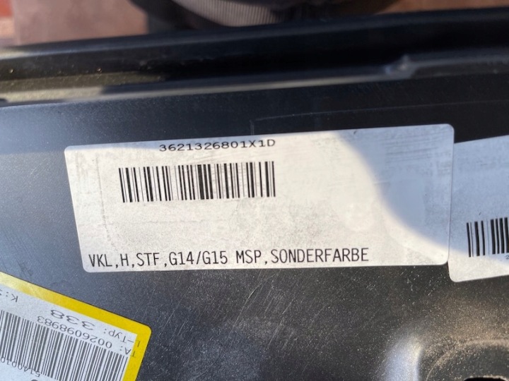 BMW 8 G15 G14 MODULE PARE-CHOCS ARRIÈRE ARRIÈRE PARFAIT
