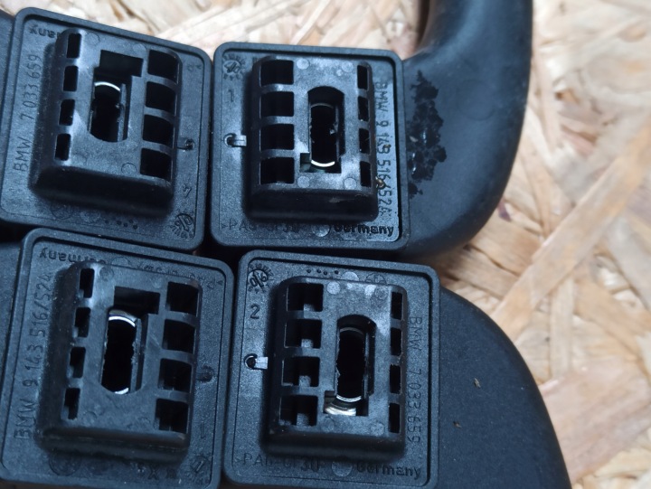 GARNITURE POTEAU PLAFONNIERS NOIR BMW 3 E92 E93