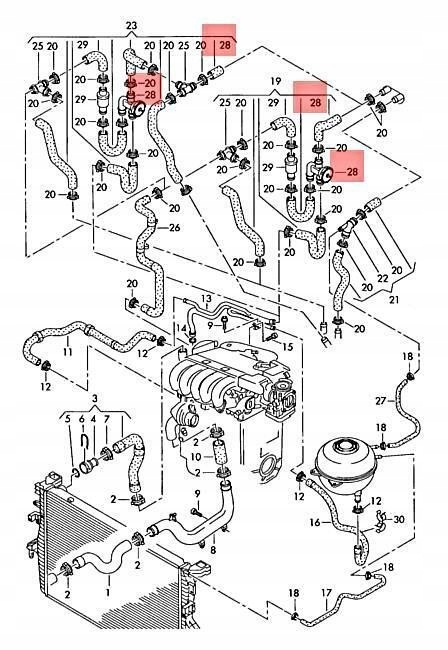VW EUROVAN TOUAREG 70 7D 7P5 7P6 SOUPAPE