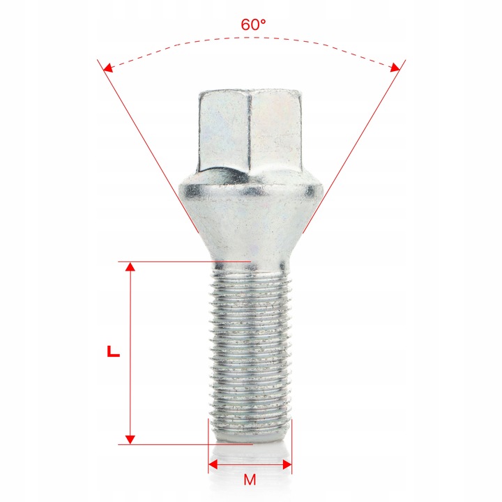 PERNO PARA DISCOS KOL FIAT ULYSSE M14X1.50X27MM 