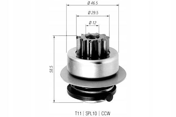 ZEBNIK, DÉMARREUR MAGNETI MARELLI 940113020260