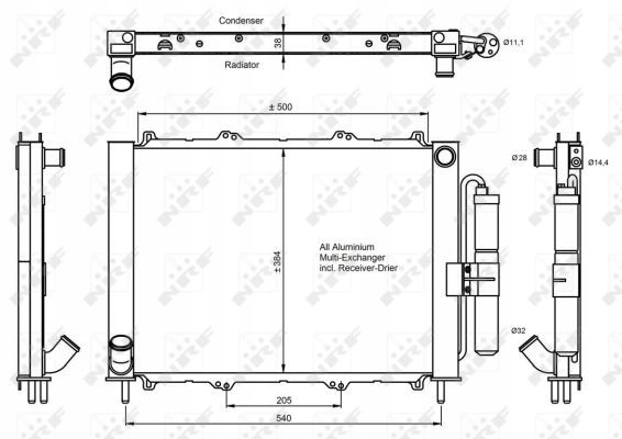 CONDENSADOR NRF 350058 