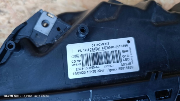 ENSEMBLE PHARES AVANT AVANT FORD MONDEO MK V ES7313D154AH
