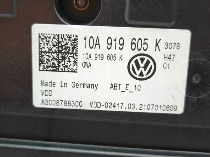 VOLKSWAGEN ID.3 2021 MONITEUR MONITEUR ÉCRAN