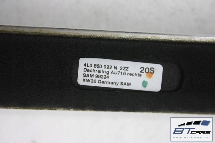 AUDI Q7 BARRES DE TOIT TOITS 4L0860021N 4L0860022N BARRES DE TOIT 4L0 860 021 N 4L0 860