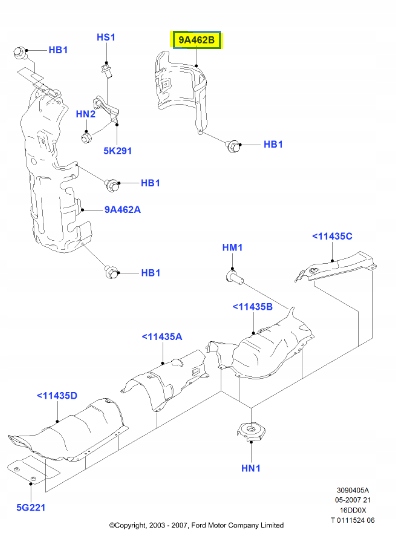 PROTECTION TERMICZNA, SYSTEM OUTLET FORD FOCUS FOCUS C-MAX WITH 1354745 photo 7 - milautoparts-fr.ukrlive.com