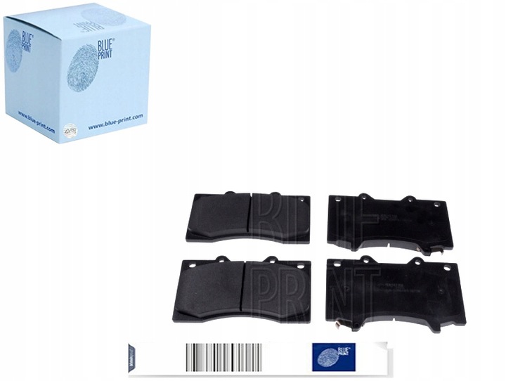 PADS BRAKE FRONT NISSAN PATROL VI 5.6 04.10- BLUE PRINT photo 1 - milautoparts-fr.ukrlive.com